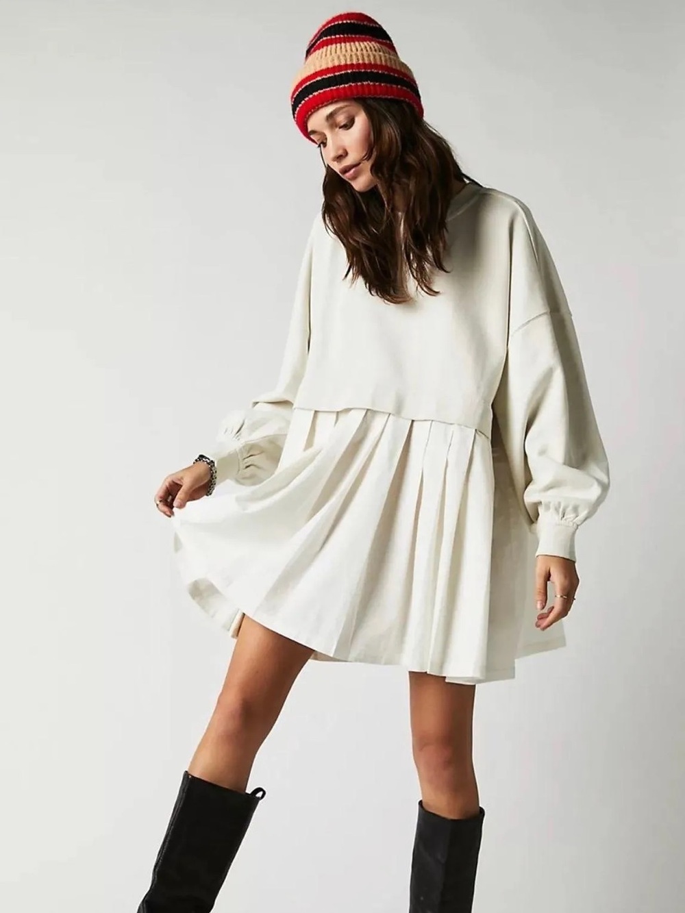 Free People Eleanor Layered Sweatshirt